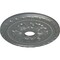 Ekena Millwork Palmetto Ceiling Medallion (Fits Canopies up to 5"), 20 7/8"OD x 3 5/8"ID x 1 5/8"P, Platinum CM20PMPLS - alternate 4